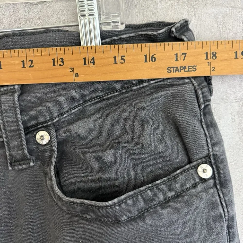 True Religion Jeans Mens 34x32 Geno Relaxed Slim Faded Wash Denim Pocket Flap